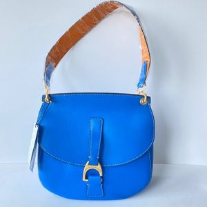 Dooney & Bourke Emerson North/South Reese Bag - Royal Blue Leather - NWT